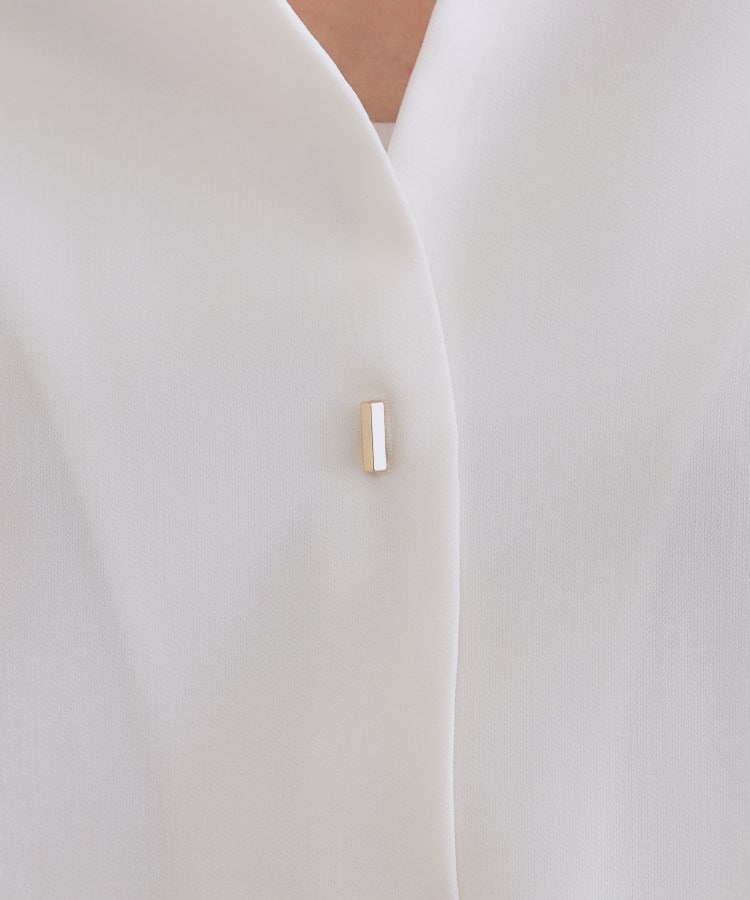 オペークドットクリップ(OPAQUE.CLIP)の《7色展開/SS-LLサイズ》ストレッチスキッパーブラウス/セットアップ対応【洗濯機洗い可/防シワ】43
