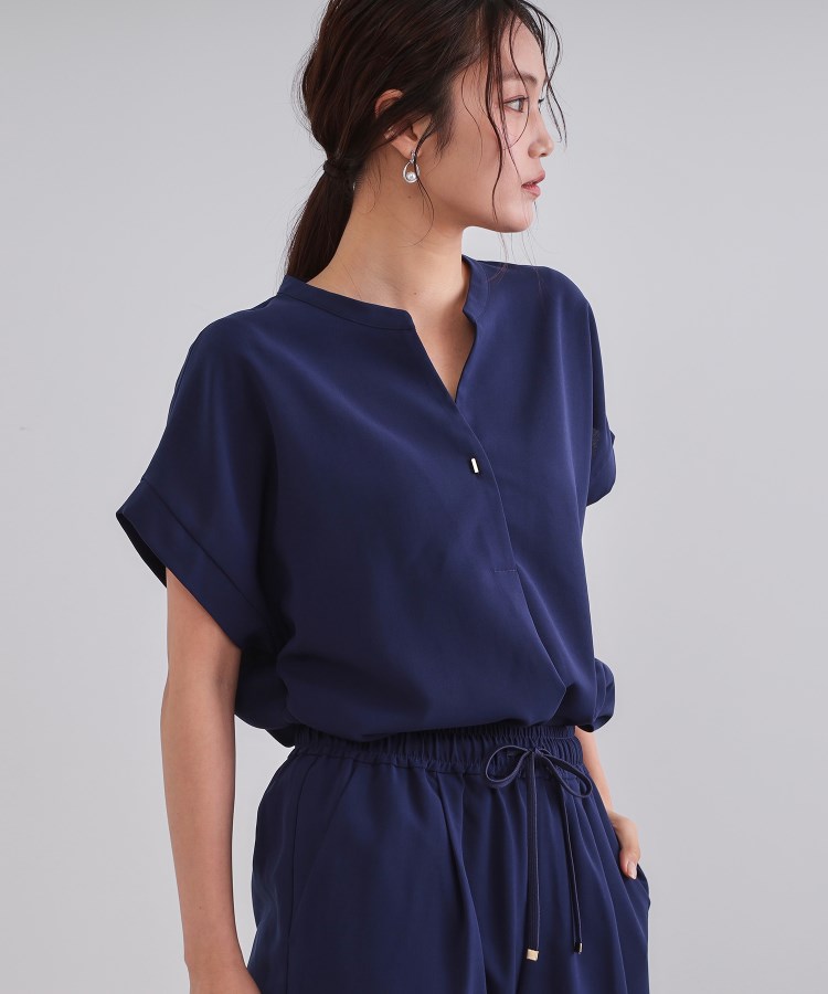 7color/SS-LLsize》ストレッチスキッパーブラウス/セットアップ 7color/SS-LLsize》ストレッチスキッパーブラウス/セットアップ
