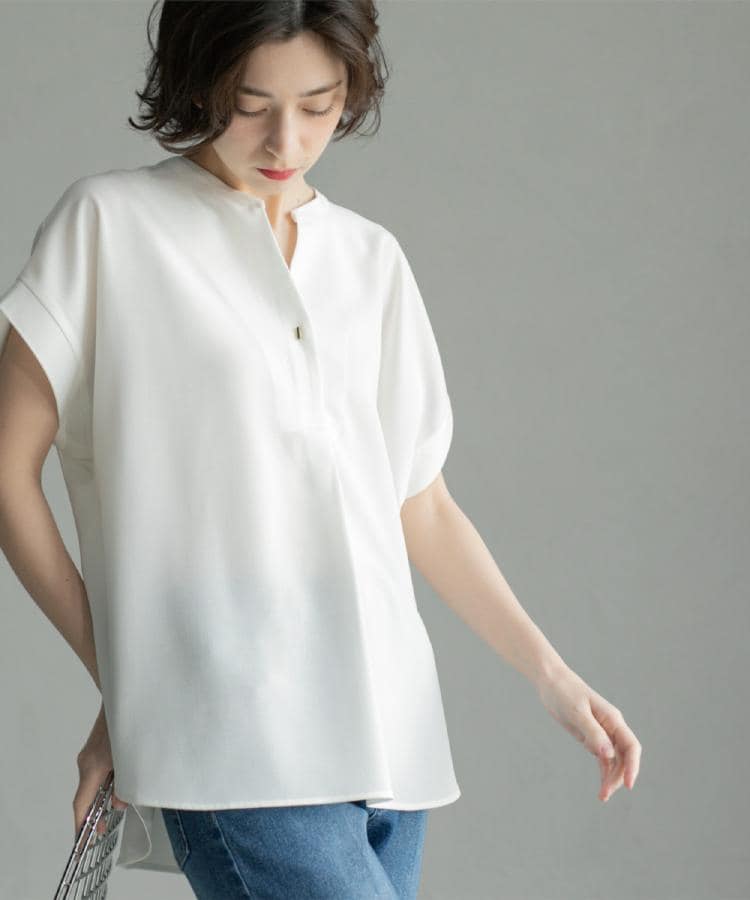 7color/SS-LLsize》ストレッチスキッパーブラウス/セットアップ 7color/SS-LLsize》ストレッチスキッパーブラウス/セットアップ