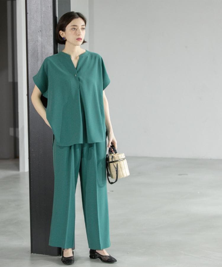 7color/SS-LLsize》ストレッチスキッパーブラウス/セットアップ 7color/SS-LLsize》ストレッチスキッパーブラウス/セットアップ