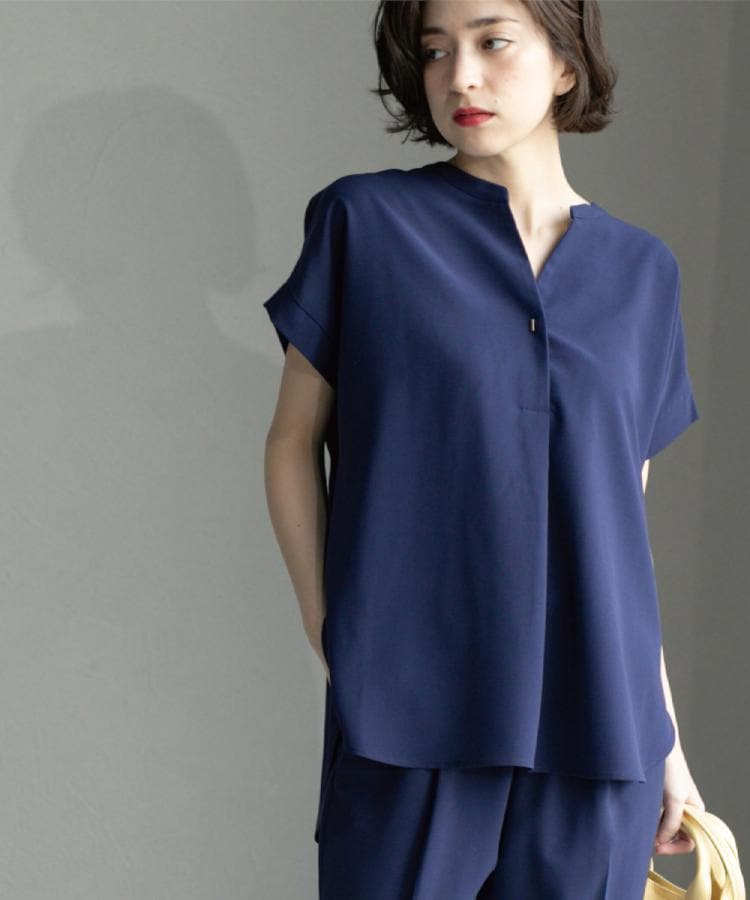 7color/SS-LLsize》ストレッチスキッパーブラウス/セットアップ 7color/SS-LLsize》ストレッチスキッパーブラウス/セットアップ