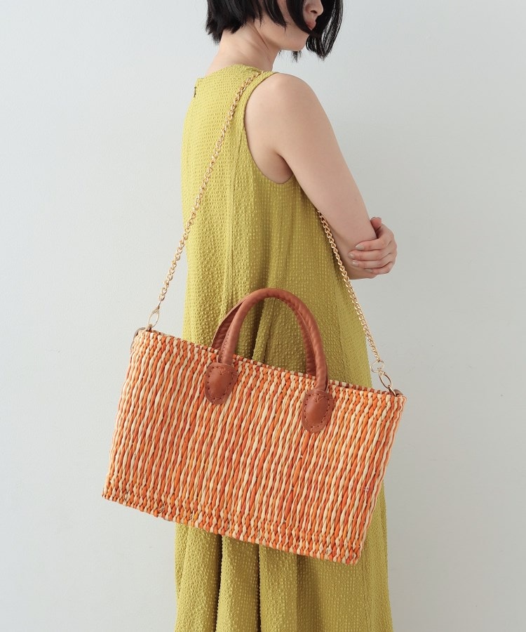 Le Voyage en Panier】ストライプかごバッグ(トートバッグ Le Voyage en Panier】ストライプかごバッグ(トートバッグ