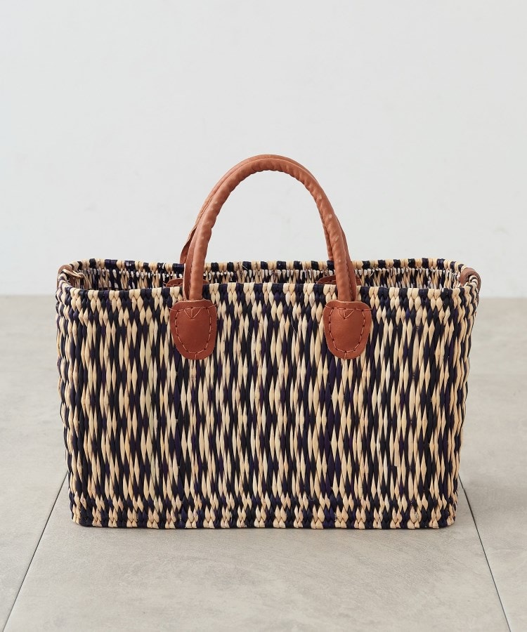 Le Voyage en Panier】ストライプかごバッグ(トートバッグ Le Voyage en Panier】ストライプかごバッグ(トートバッグ