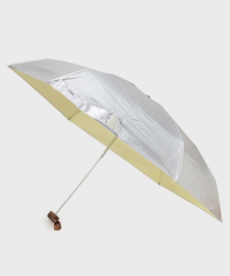 ギャレスト(GALLEST)の【Wpc．】晴雨兼用折りたたみ傘 シルバー(006)