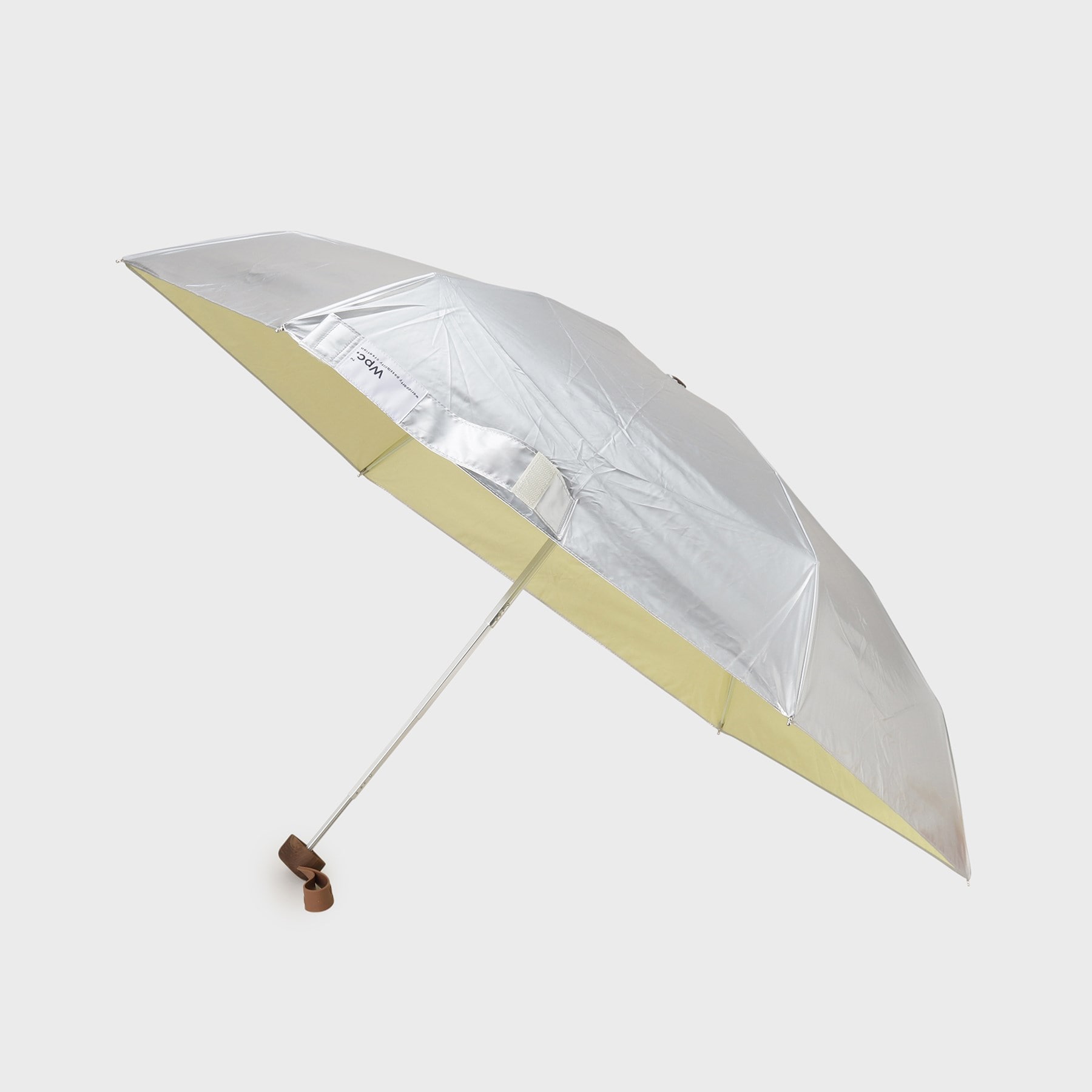 ギャレスト(GALLEST)の【Wpc．】晴雨兼用折りたたみ傘 シルバー(006)