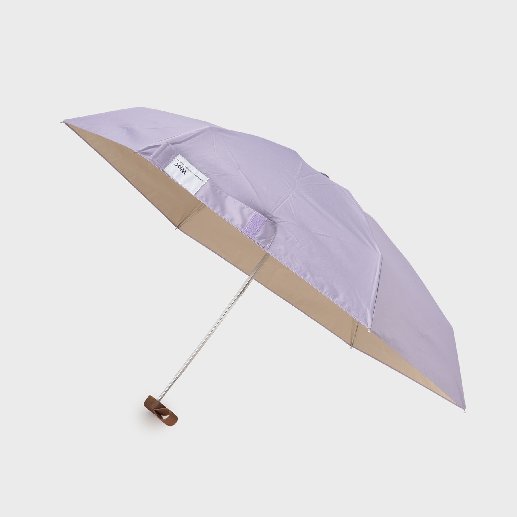 ギャレスト(GALLEST)の【Wpc．】晴雨兼用折りたたみ傘 ラベンダー(080)