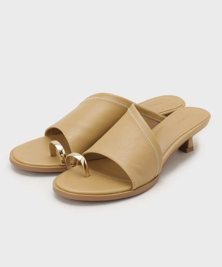 ギャレスト(GALLEST)の【LE VERNIS】Toe ring sandals ベージュ(052)