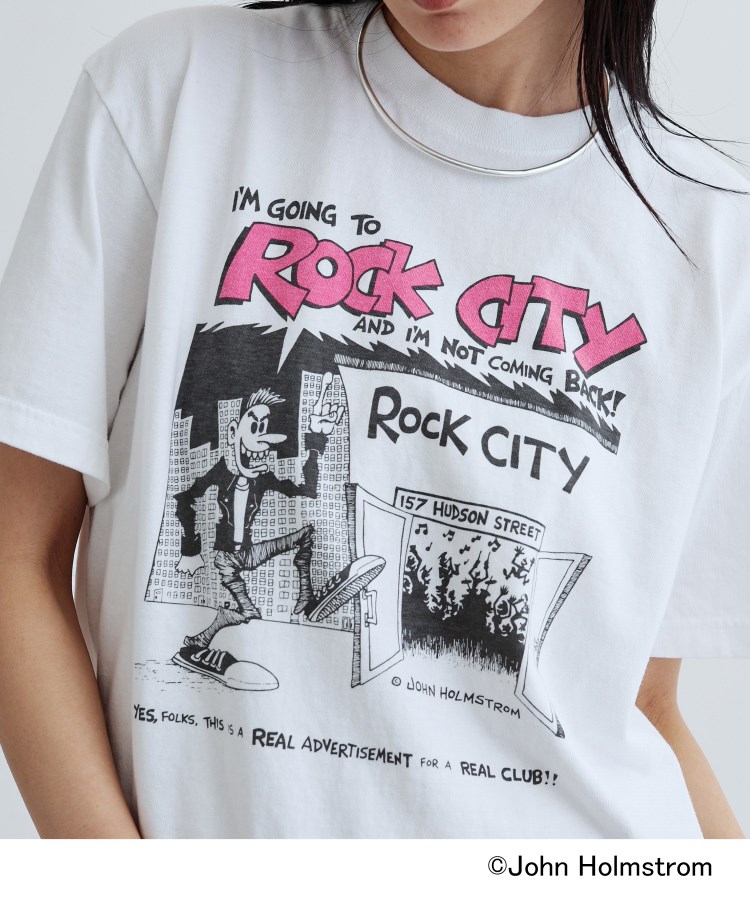 GOOD ROCK SPEED×JOHN HOLMSTROM】ROCK CITY T-SHIRT(Tシャツ GOOD ROCK SPEED×JOHN HOLMSTROM】ROCK CITY T-SHIRT(Tシャツ