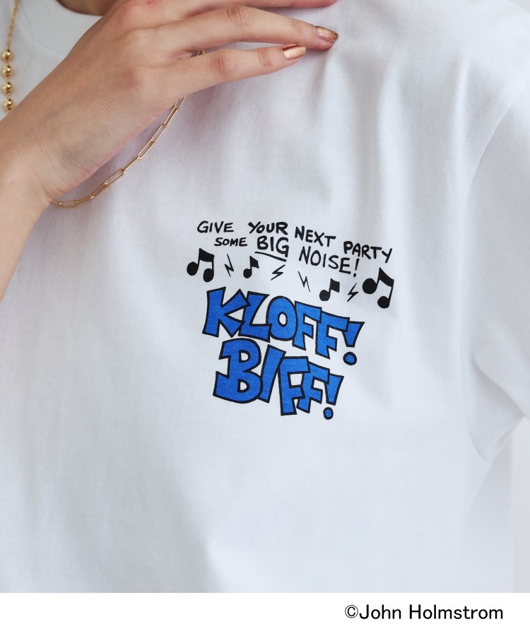 GOOD ROCK SPEED×JOHN HOLMSTROM】KLOFF! BIFF! Tシャツ(T GOOD ROCK SPEED×JOHN HOLMSTROM】KLOFF! BIFF! Tシャツ(T