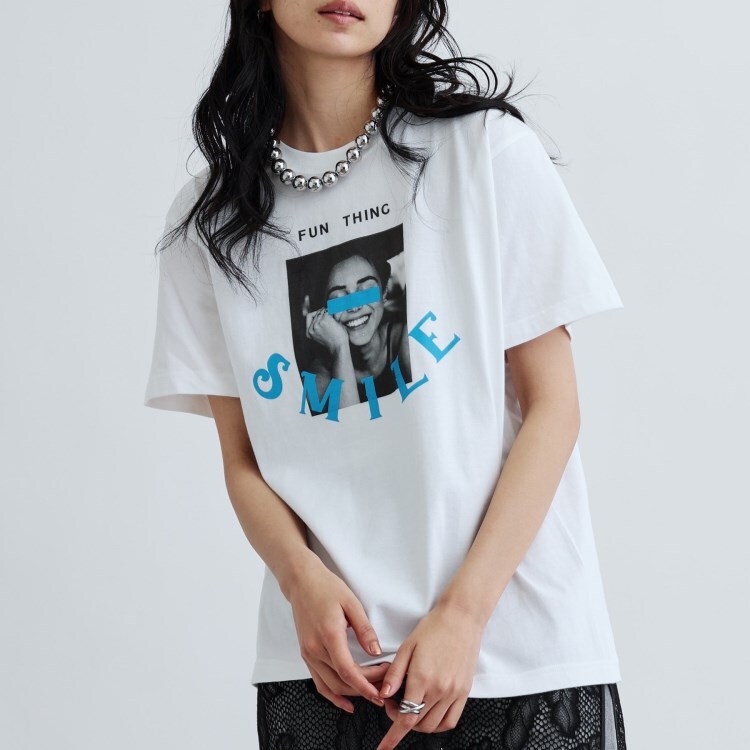 ギャレスト(GALLEST)の【ANGE IN DISGUISE】FUN THING プリントTシャツ カットソー