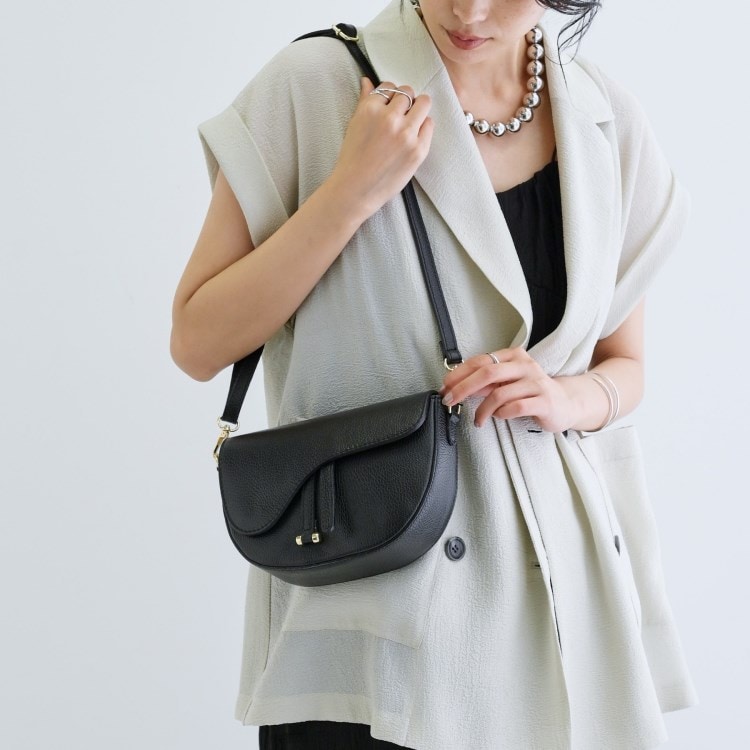 ギャレスト(GALLEST)の【MILLELA FIRENZE】レザーサドルバッグ ショルダーバッグ