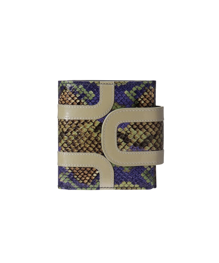 ヒロコ ハヤシ(HIROKO HAYASHI)のANANAS(アナナス)薄型二つ折り財布 ロイヤルパープル(182)