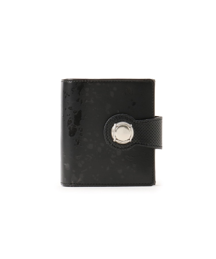 ヒロコ ハヤシ(HIROKO HAYASHI)のSALUTE(サルーテ) 薄型二つ折財布 ブラック(019)