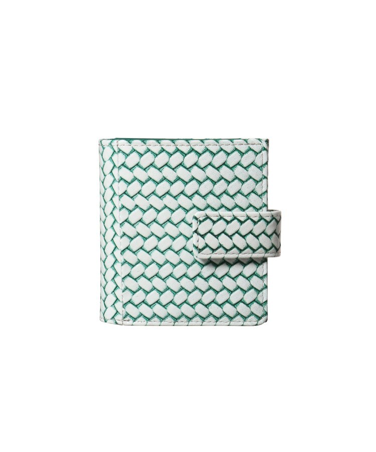 ヒロコ ハヤシ(HIROKO HAYASHI)のOTTICA(オッティカ)薄型二つ折り財布 グリーン(022)