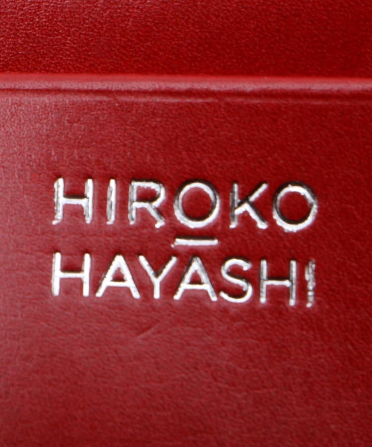ヒロコ ハヤシ(HIROKO HAYASHI)のLEO(レオ)長財布 黒×赤9