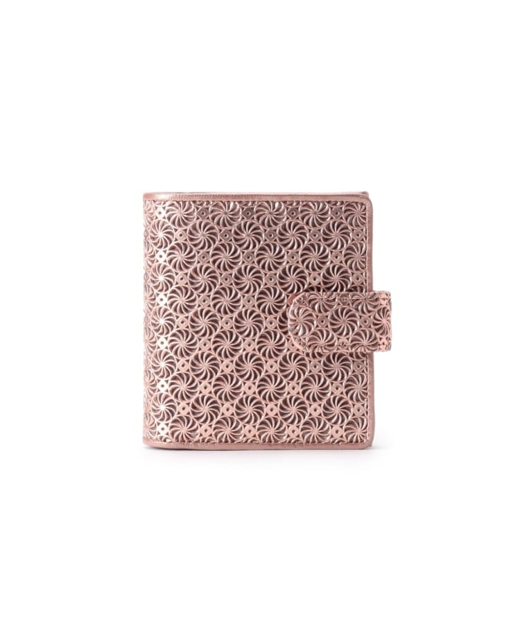 ヒロコ ハヤシ(HIROKO HAYASHI)のGIRASOLE(ジラソーレ)薄型二つ折り財布 ピンク(072)