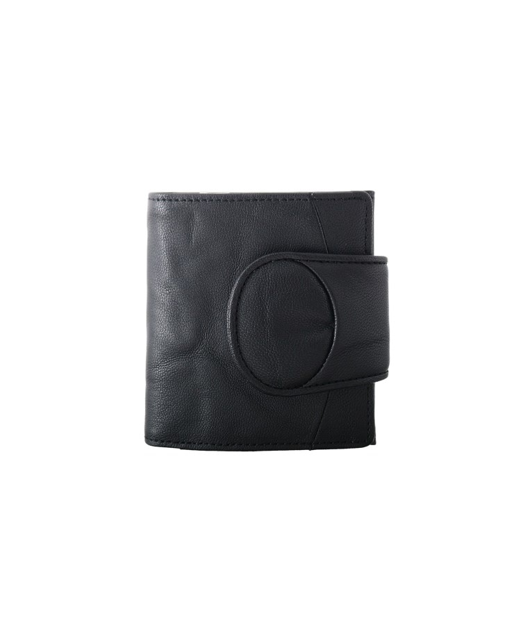 ヒロコ ハヤシ(HIROKO HAYASHI)のBEFANA(ベファーナ)薄型二つ折り財布 ブラック(019)