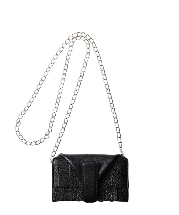 ヒロコ ハヤシ(HIROKO HAYASHI)の【限定商品】FRANGIA（フランジャ）チェーン付マルチ財布 ブラック(019)
