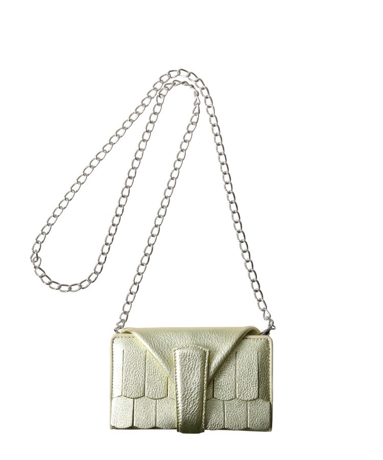 ヒロコ ハヤシ(HIROKO HAYASHI)の【限定商品】FRANGIA（フランジャ）チェーン付マルチ財布 ゴールド(007)