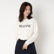 ファーリー(FURRY)の【洗濯機洗い可】ロゴプリント ロングスリーブTシャツ アイボリー(004)