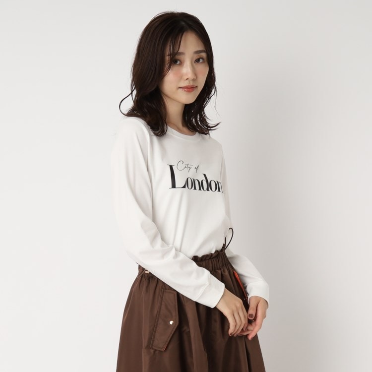 ファーリー(FURRY)の【洗濯機洗い可】ロゴプリント ロングスリーブTシャツ カットソー