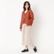 ファーリー(FURRY)の【洗える】ウール混ダブルフェイス深Vネックニット18