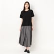 ファーリー(FURRY)の【洗濯機洗い可/軽やか】ラッセル編みクルーネックTシャツプルオーバー13