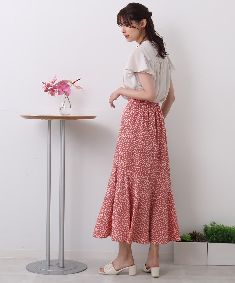 花柄マーメイドスカート（マキシ・ロングスカート） | SHOO・LA・RUE 
