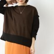 シューラルー/ドレスキップ(SHOO・LA・RUE/DRESKIP)の◆【インナーを変えて長く活躍】ヘリンボーン ニットべスト ダークブラウン(543)