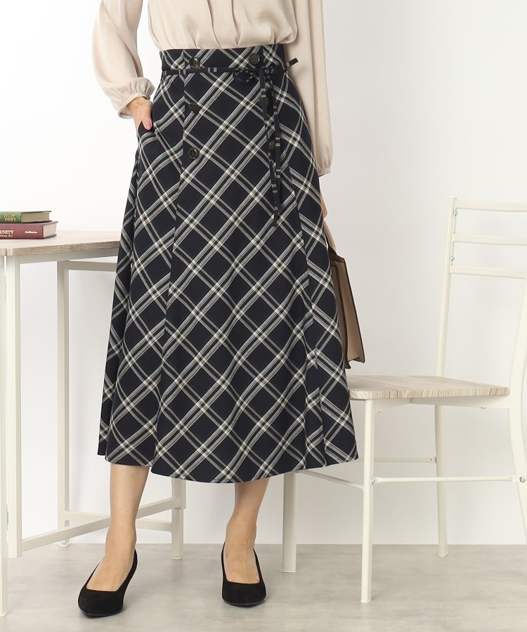 レディースFOXEY☆SKIRT “DIONE “チェック柄スカート38 Rene