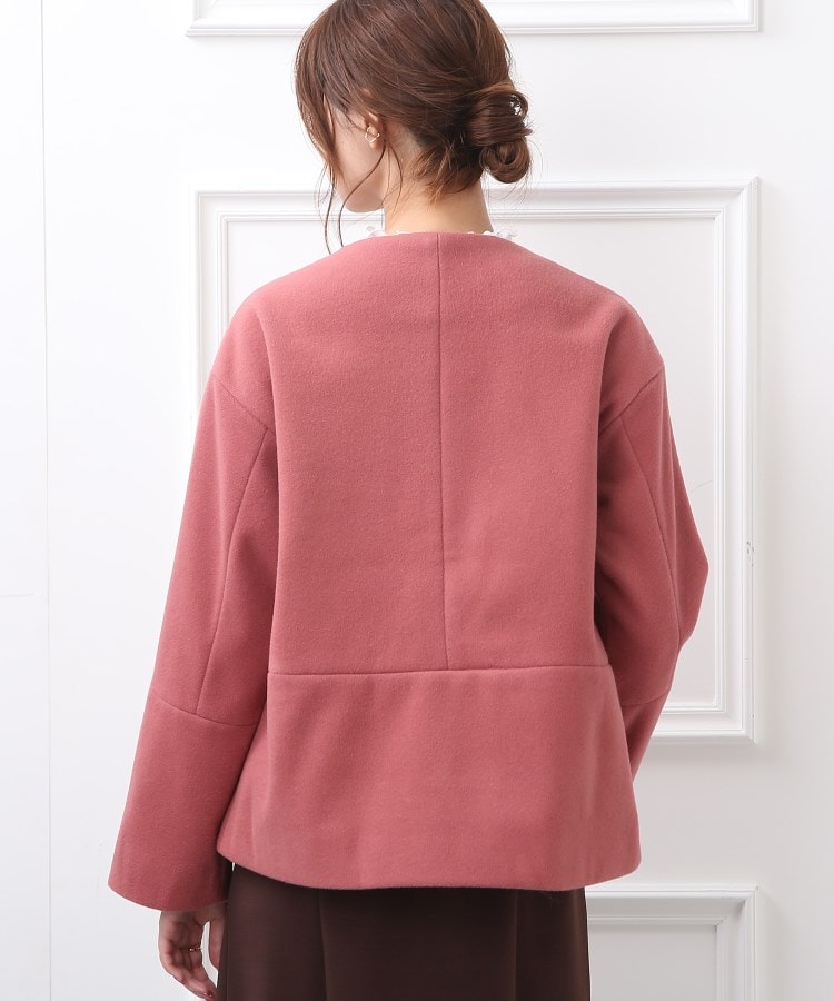 販売の専門店 - Nodress 2022秋冬ライトピンクラム毛ハイウエスト