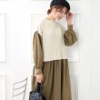 シューラルー/ドレスキップ(SHOO・LA・RUE/DRESKIP)の◆ニットベストドッキングワンピース17