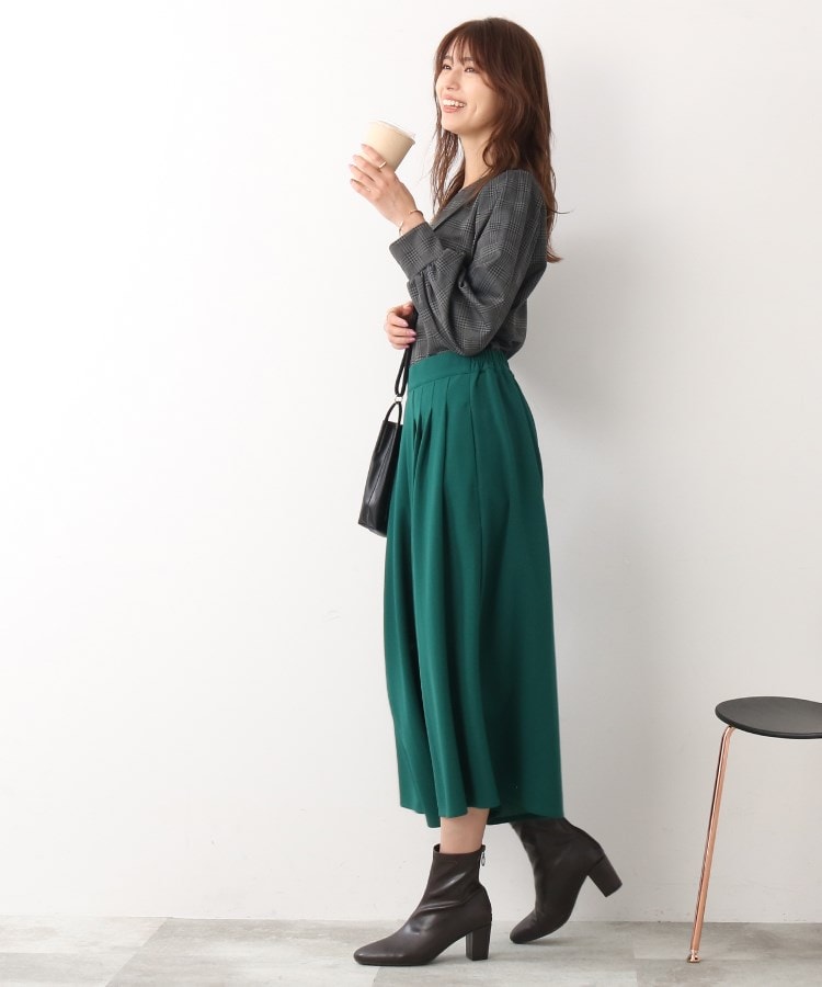 ◇グレンチェックパフ袖プルオーバー(カットソー) | SHOO・LA ◇グレンチェックパフ袖プルオーバー(カットソー) | SHOO・LA
