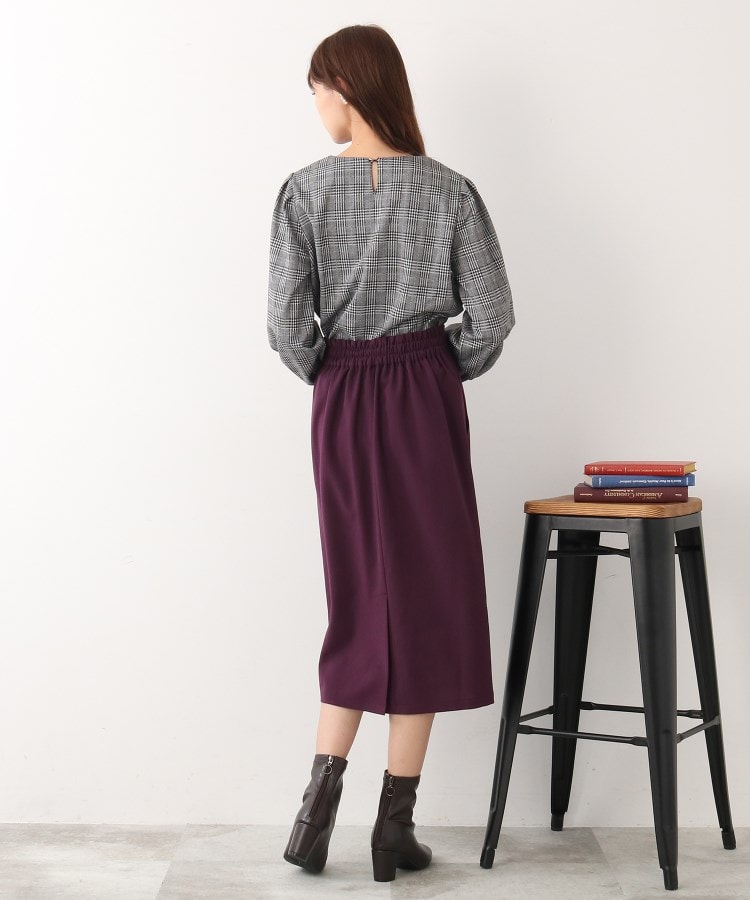 ◇グレンチェックパフ袖プルオーバー(カットソー) | SHOO・LA ◇グレンチェックパフ袖プルオーバー(カットソー) | SHOO・LA