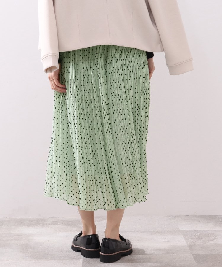 ◇ドビードットプリーツスカート（マキシ・ロングスカート） | SHOO