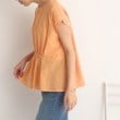 シューラルー/ドレスキップ(SHOO・LA・RUE/DRESKIP)のカラーで着映える 刺繍レース ウエストギャザートップス オレンジ(067)