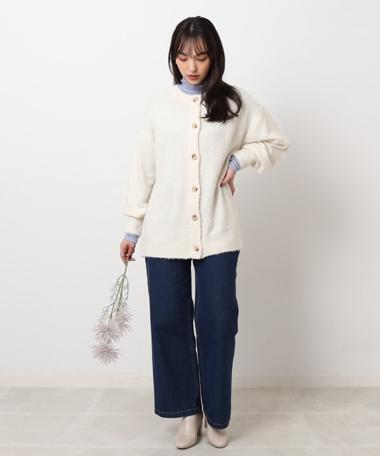 大人なシアー感 レイヤードにぴったりのインナータートル【SHOO WARM