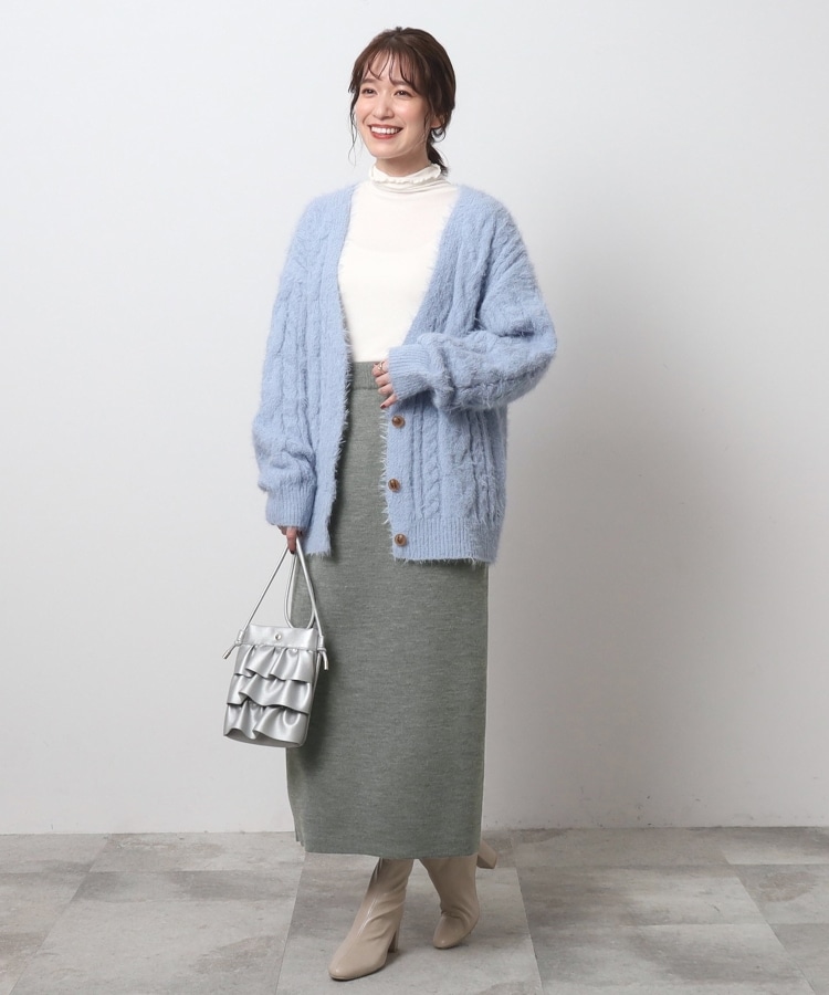 大人なシアー感 レイヤードにぴったりのインナータートル【SHOO WARM
