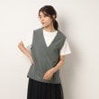 シューラルー/ドレスキップ(SHOO・LA・RUE/DRESKIP)の【2点セット】大人の旬コーデに◎ Vネックベスト+Tシャツ4