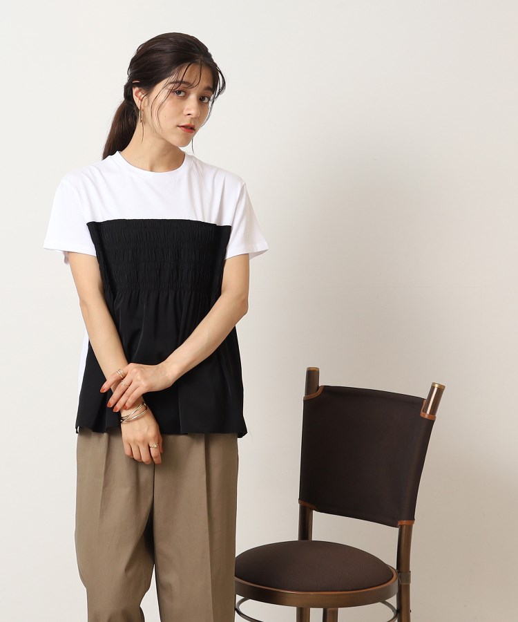 シューラルー/ドレスキップ(SHOO・LA・RUE/DRESKIP)の【接触冷感】シューアイス ビスチェ重ね着風Tシャツ4