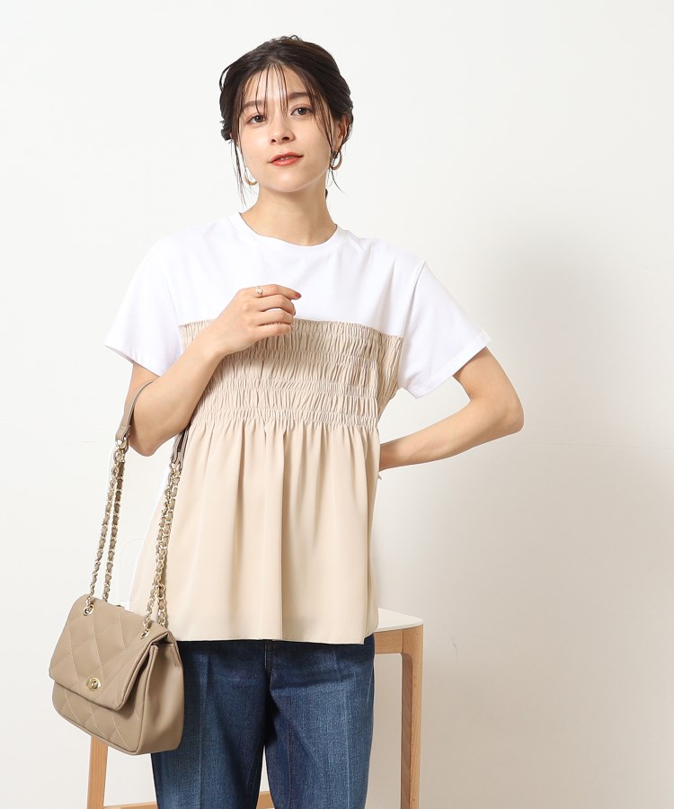 シューラルー/ドレスキップ(SHOO・LA・RUE/DRESKIP)の【接触冷感】シューアイス ビスチェ重ね着風Tシャツ22