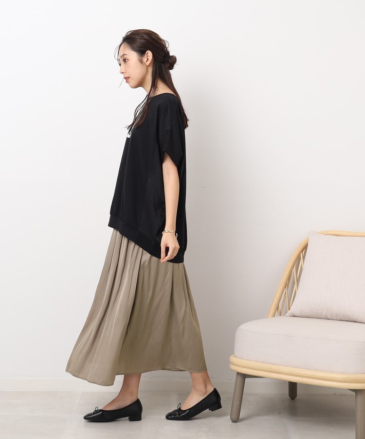 シューラルー/ドレスキップ(SHOO・LA・RUE/DRESKIP)の女性らしさあふれる サテンギャザースカート16