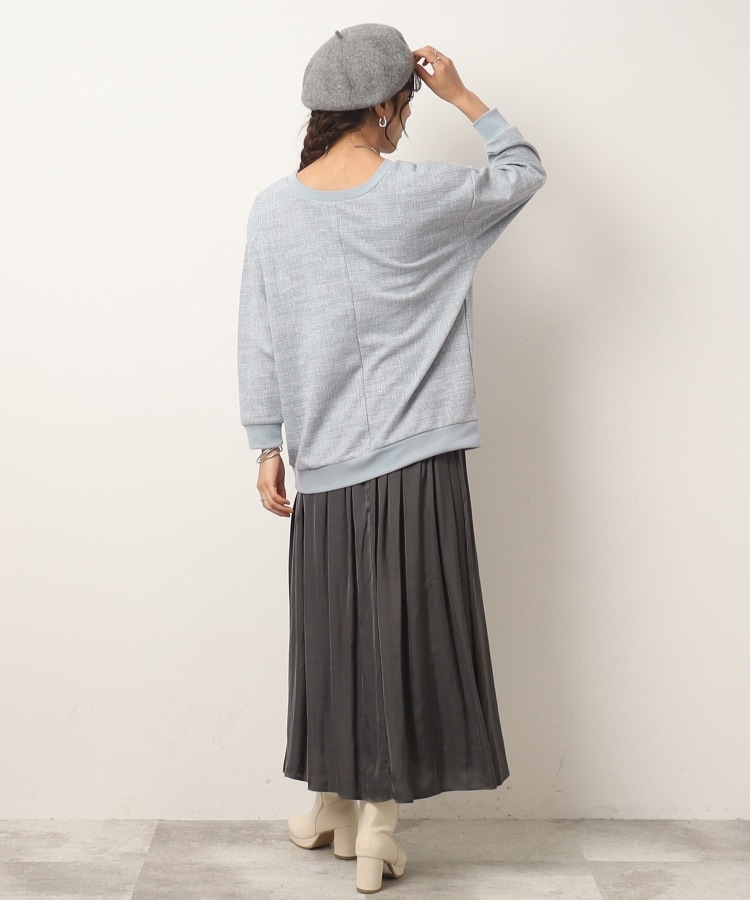 シューラルー/ドレスキップ(SHOO・LA・RUE/DRESKIP)の女性らしさあふれる サテンギャザースカート4