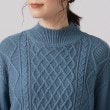 シューラルー/ドレスキップ(SHOO・LA・RUE/DRESKIP)の◆【レイヤード風で着映え】ドッキング ハイネック ケーブルニット17