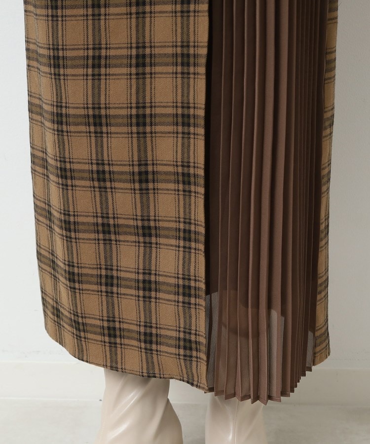 シューラルー/ドレスキップ(SHOO・LA・RUE/DRESKIP)のチェック柄×サイドプリーツ Aラインスカート20