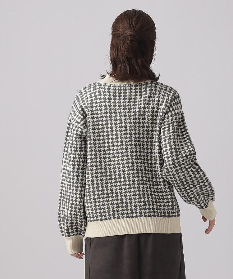 シューラルー/ドレスキップ(SHOO・LA・RUE/DRESKIP)の◆大人クラシカルに 千鳥柄 ジャカードニット3