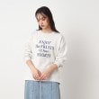 シューラルー/ドレスキップ(SHOO・LA・RUE/DRESKIP)の大人世代の裏起毛ロゴ刺しゅう ゆるスウェット【SHOO WARM】7