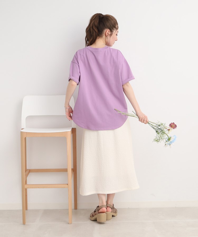 シューラルー/ドレスキップ(SHOO・LA・RUE/DRESKIP)の【遮熱/接触冷感/UVカット】AIR SHIELRD オーバーサイズTシャツ19