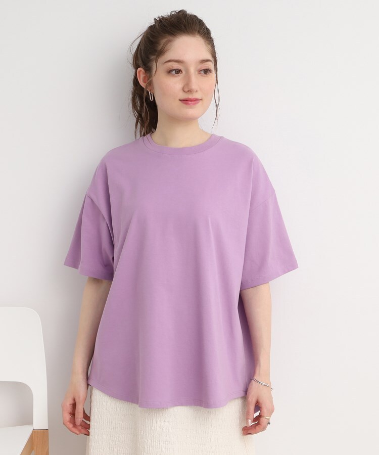 シューラルー/ドレスキップ(SHOO・LA・RUE/DRESKIP)の【遮熱/接触冷感/UVカット】AIR SHIELRD オーバーサイズTシャツ37