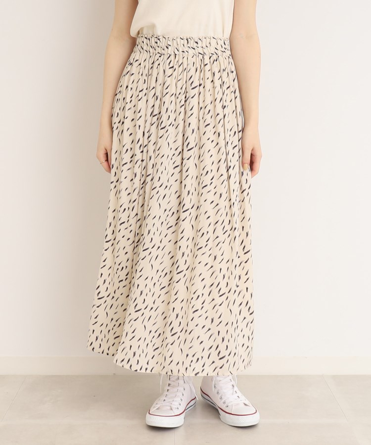 シューラルー/ドレスキップ(SHOO・LA・RUE/DRESKIP)の◆ボリューム感のあるシルエットが女性らしい！サテン ギャザー スカート1